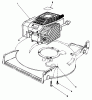 Toro 22151 - Lawnmower, 1993 (3900001-3900855) Spareparts ENGINE ASSEMBLY