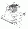 Toro 22151 - Lawnmower, 1993 (3900856-3999999) Spareparts ENGINE ASSEMBLY