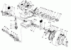 Toro 22151 - Lawnmower, 1993 (3900856-3999999) Spareparts GEAR CASE ASSEMBLY