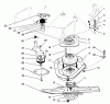 Toro 22151 - Lawnmower, 1996 (6900001-6999999) Spareparts BLADE BRAKE CLUTCH ASSEMBLY