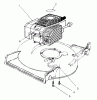Toro 22153BC - Lawnmower, 1995 (5900001-5999999) Spareparts ENGINE ASSEMBLY