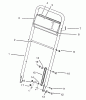 Toro 22153BC - Lawnmower, 1995 (5900001-5999999) Spareparts HANDLE ASSEMBLY