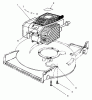 Toro 22154B - Lawnmower, 1996 (6900001-6999999) Spareparts ENGINE ASSEMBLY