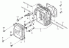 Toro 22166 - 21" Heavy-Duty Recycler/Rear Bagger Lawnmower, 2004 (240000001-240999999) Spareparts CYLINDER HEAD ASSEMBLY HONDA GXV160K1 A1