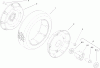 Toro 22167 - 21" Heavy-Duty Recycler/Rear Bagger Lawnmower, 2005 (250000001-250999999) Spareparts REAR WHEEL ASSEMBLY NO. 74-1720