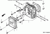 Toro 22168 - 21" Heavy-Duty Recycler/Rear Bagger Lawnmower, 2004 (240000001-240999999) Spareparts CYLINDER HEAD ASSEMBLY HONDA GXV160K1-N1AH