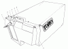 Toro 22176 - 21" Heavy-Duty Recycler/Rear Bagger Lawnmower, 2004 (240000001-240999999) Spareparts GRASS BAG ASSEMBLY NO. 106-0975