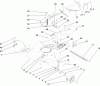 Toro 22187 - 21" Heavy-Duty Recycler/Rear Bagger Lawn Mower, 2007 (270000001-270999999) Spareparts HOUSING ASSEMBLY