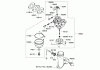 Toro 22193 (PT21) - PT21 Trim Mower, 2008 (280000001-280999999) Spareparts CARBURETOR ASSEMBLY KAWASAKI FJ180V-AS34