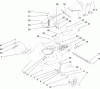Toro 22195 - 21" Heavy-Duty Recycler/Rear Bagger Lawn Mower, 2007 (270000001-270999999) Spareparts HOUSING ASSEMBLY