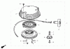 Toro 22196 - 21" Heavy-Duty Recycler/Rear Bagger Lawn Mower, 2007 (270000001-270999999) Spareparts RECOIL STARTER ASSEMBLY HONDA GXV160UH2 T1AH