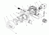 Toro 51535 (450 TX) - 450 TX Air Rake, 1991 (1000001-1999999) Spareparts BLOWER ASSEMBLY