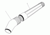 Toro 51535 (450 TX) - 450 TX Air Rake, 1991 (1000001-1999999) Spareparts BLOWER TUBE ASSEMBLY