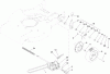 Toro 22196 - 21" Heavy-Duty Recycler/Rear Bagger Lawn Mower, 2012 (SN 312000001-312999999) Spareparts GEARBOX AND AXLE ASSEMBLY