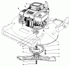 Toro 22621 - Lawnmower, 1987 (7000001-7999999) Spareparts ENGINE ASSEMBLY (MODEL NO. 22621)