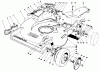 Toro 22525 - Lawnmower, 1987 (7000001-7999999) Spareparts HOUSING ASSEMBLY (MODEL NO. 22525)