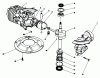 Toro 22580 - Lawnmower, 1990 (0000001-0999999) Spareparts CRANKSHAFT ASSEMBLY (MODEL NO. 47PK9-3)