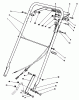 Toro 22621 - Lawnmower, 1989 (9000001-9999999) Spareparts HANDLE ASSEMBLY