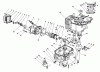 Toro 22622 - Lawnmower, 1990 (0000001-0999999) Spareparts CRANKCASE ASSEMBLY (ENGINE MODEL NO. VMH7-4)