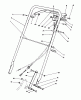 Toro 22621 - Lawnmower, 1990 (0000001-0999999) Spareparts HANDLE ASSEMBLY