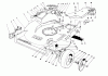 Toro 22622 - Lawnmower, 1990 (0000001-0999999) Spareparts HOUSING ASSEMBLY (MODEL 22622)