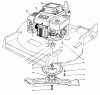 Toro 22622 - Lawnmower, 1992 (2000001-2999999) Spareparts ENGINE ASSEMBLY