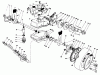 Toro 22622 - Lawnmower, 1992 (2000001-2999999) Spareparts GEAR CASE ASSEMBLY