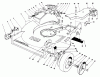 Toro 22622 - Lawnmower, 1991 (1000001-1999999) Spareparts HOUSING ASSEMBLY (MODEL 22622)