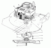Toro 22621C - Lawnmower, 1989 (9000001-9999999) Spareparts ENGINE ASSEMBLY