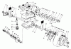 Toro 22621C - Lawnmower, 1989 (9000001-9999999) Spareparts GEAR CASE ASSEMBLY