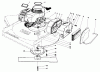 Toro 22680C - Lawnmower, 1988 (8000001-8999999) Spareparts ENGINE ASSEMBLY