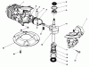 Toro 22680C - Lawnmower, 1988 (8000001-8999999) Spareparts ENGINE ASSEMBLY MODEL NO. 47PH7 #1
