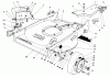 Toro 22700C - Lawnmower, 1988 (8000001-8999999) Spareparts HOUSING ASSEMBLY (MODEL 22680C)