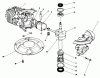 Toro 22685 - Lawnmower, 1990 (0000001-0999999) Spareparts CRANKSHAFT ASSEMBLY (MODEL NO. 47PK9-3)