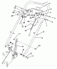 Toro 22685 - Lawnmower, 1990 (0000001-0999999) Spareparts HANDLE ASSEMBLY