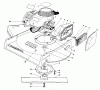 Toro 22700 - Lawnmower, 1992 (2000001-2999999) Spareparts ENGINE ASSEMBLY