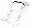 Toro 22700 - Lawnmower, 1992 (2000001-2999999) Spareparts HANDLE ASSEMBLY