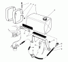 Toro 22700B - 21" Commercial, Side Discharge Mower, 1993 (39000001-39999999) Spareparts GAS TANK ASSEMBLY