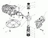 Toro 22701B - Lawnmower, 1996 (69000001-69999999) Spareparts CRANKSHAFT ASSEMBLY (MODEL NO. 47PT6-3)
