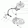 Toro 22701B - Lawnmower, 1996 (69000001-69999999) Spareparts IGNITION ASSEMBLY (MODEL 47PT6-3)