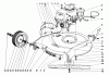 Toro 23000 - 21" Whirlwind Hevi-Duty Lawnmower, 1970 (0000001-0999999) Spareparts HOUSING ASSEMBLY H. P. MODEL