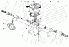 Toro 23158 - 21" Whirlwind Hevi-Duty Lawnmower, 1979 (9000001-9999999) Spareparts GEAR CASE ASSEMBLY