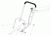 Toro 23450 - Lawnmower, 1981 (1000001-1999999) Spareparts HANDLE ASSEMBLY