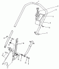 Toro 26551 - Lawnmower, 1989 (9000001-9999999) Spareparts HANDLE ASSEMBLY