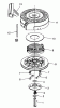 Toro 26551 - Lawnmower, 1989 (9000001-9999999) Spareparts REWIND STARTER NO. 590621