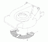 Toro 26562 - Lawnmower, 1990 (0000001-0999999) Spareparts LEAF SHREDDER MODEL NO. 59180