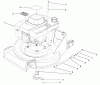 Toro 26620BG - Lawnmower, 1991 (1000001-1999999) Spareparts ENGINE ASSEMBLY