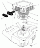 Toro 26620BG - Lawnmower, 1992 (2000001-2999999) Spareparts RECOIL ASSEMBLY (ENGINE NO. VMM1-7)