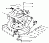 Toro 26620B - Lawnmower, 1993 (3900001-3999999) Spareparts ENGINE ASSEMBLY