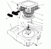Toro 26620B - Lawnmower, 1993 (3900001-3999999) Spareparts RECOIL ASSEMBLY (ENGINE NO. VMM1-2)